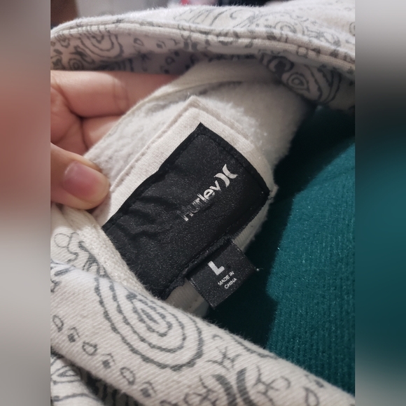 Reworked Hurley Zip-Up Bunny Hoodie - Picture 3 of 5